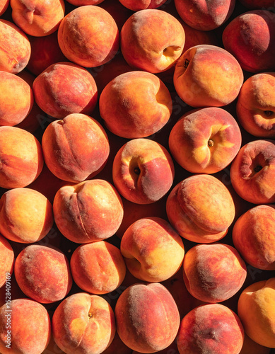 Peach still life photograph