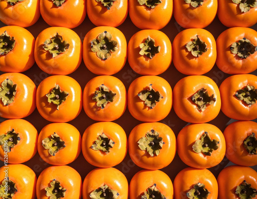 Persimmon still life photograph