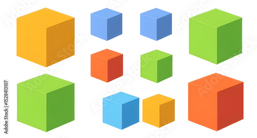 3D cubes vector, Cube illustration, Isometric cubes, Geometric cube art, Abstract 3D cubes, Colorful cubes vector, Cubes background, 3D box shapes, Cube pattern design, Futuristic cubes, Tech cubes ve
