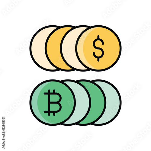 Exchange Icon vector