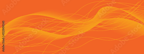 Abstract orange gradient vector background simple cloud