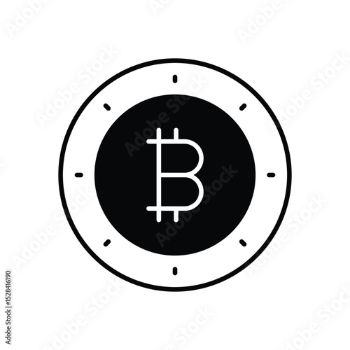 Bitcoin Icon vector