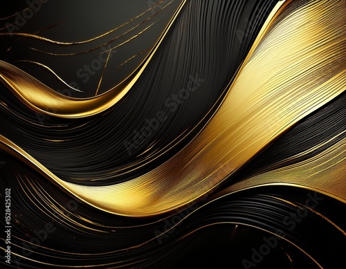 black gold background luxurious brilliant lines