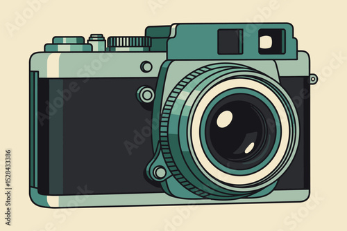 Retro Camera Illustration