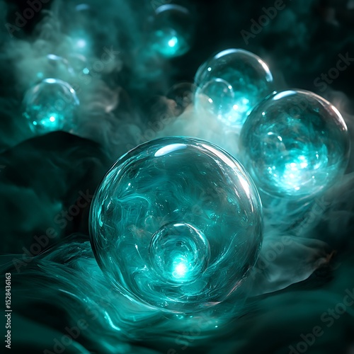 Wallpaper Mural Crystal Glass abstract background with creative glass designs  Torontodigital.ca