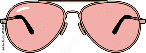 9. Rose Gold Aviator Sunglasses