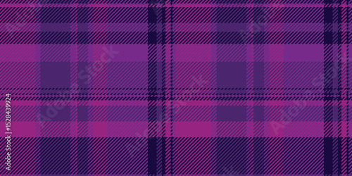 Vibrant purple and dark purple plaid pattern.  Perfect for textile design, fashion, websites, or branding projects needing a bold, textured background.