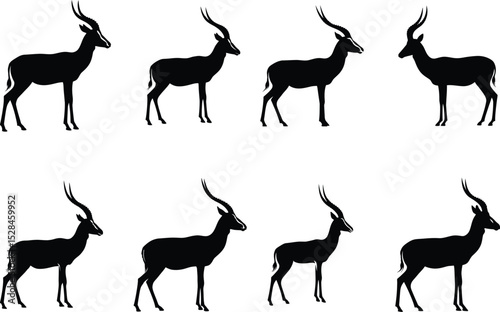 Deer Silhouettes Collection