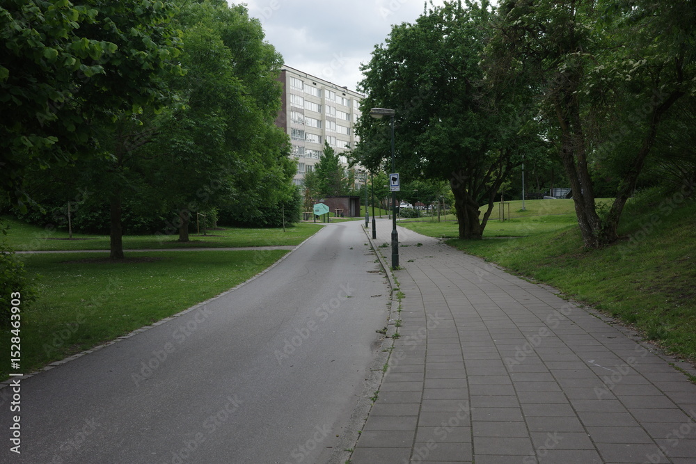 Fototapeta premium Housing environment in Rosengård, Malmö