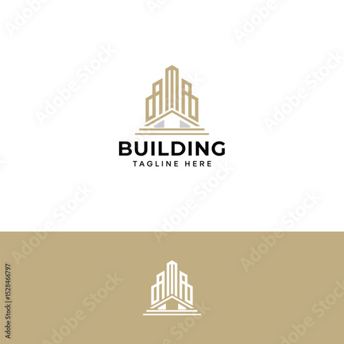 Building logo design template