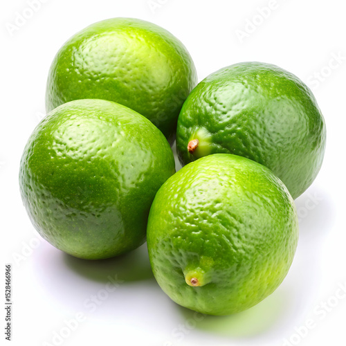 Key lime isolated fresh citrus fruit