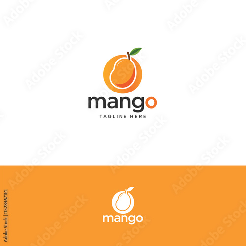 Mango logo design template