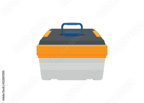 Tool box simple flat illustration. 