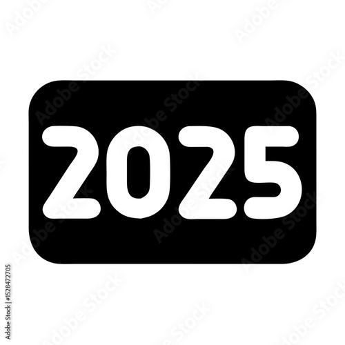 Celebrate New Year 2025 With This Modern and Stylish Icon Design for Joyful Festivities