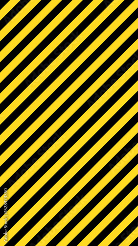 Vertical rectangle background with medium diagonal yellow and black stripes for Instagram.