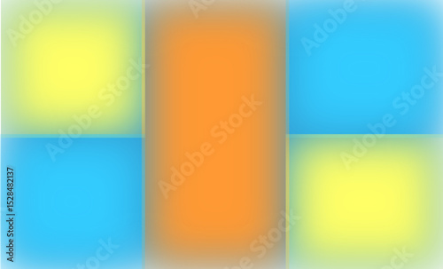 Abstract Geometric Design with Soft Colors