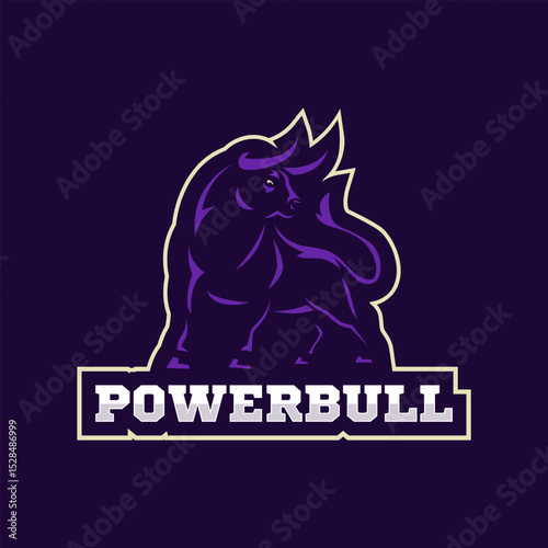 Bull Mascot Logo