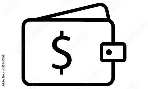 Wallpaper Mural Plain Wallet Icon PNG Images with dollar symbol, wallet illustration with rupee symbol Torontodigital.ca