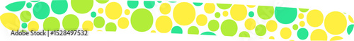Straight filament shape filled with small colored dots.