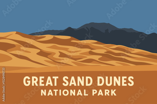 Great Sand Dunes National Park Sand Dunes Under Gathering Storm Clouds