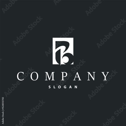 simple design logo letter B design minimalist simple modern initial alphabet as a symbol of product brand or business letter template illustration