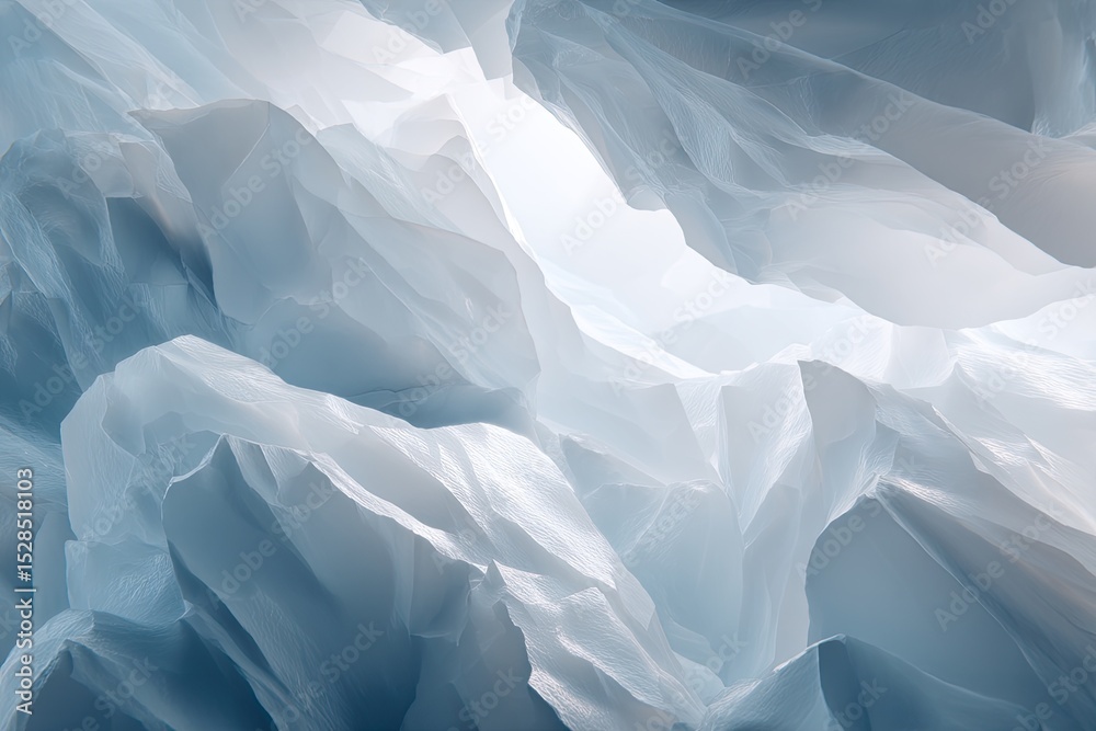 Obraz premium Abstract Ice Formations Detail