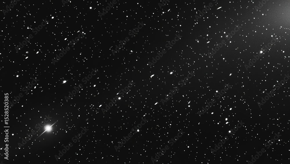 Obraz premium Space Starscape With Comet