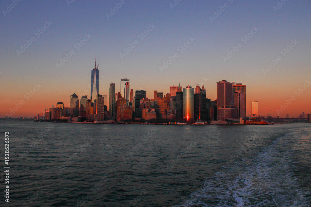 Fototapeta premium new york city skyline