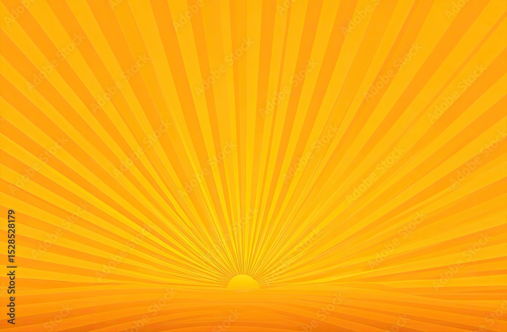 Obraz premium Abstract Orange Sunburst Background