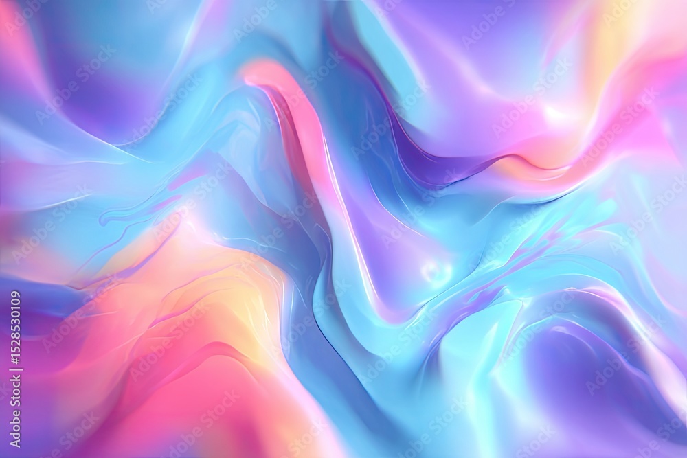 Obraz premium Abstract Fluid Design With Vibrant Gradient Colors
