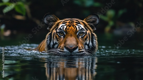 tiger in water