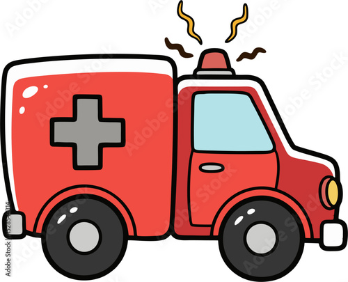 fire truck vector illustration
