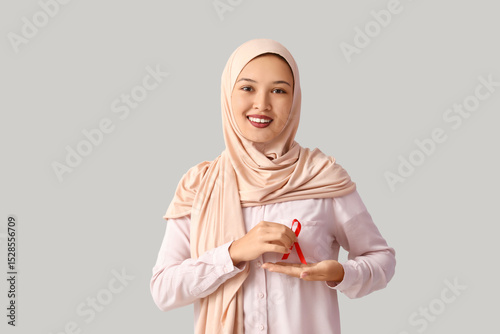 Beautiful Muslim woman with...