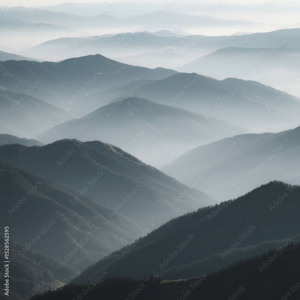 Fototapeta premium mountains in the morning