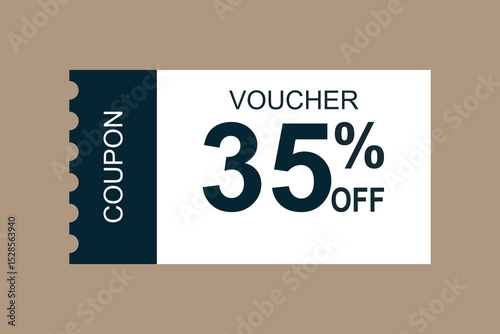 Coupon icons. Sale Voucher Coupon. Discount Coupons Tickets Card. Coupon for web design. Tag label, sale banner with discount coupon. Vector gift voucher vector illustration.