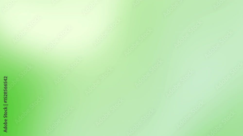 Soft green abstract background with smooth gradients, creating a calming atmosphere for design or relaxation purposes