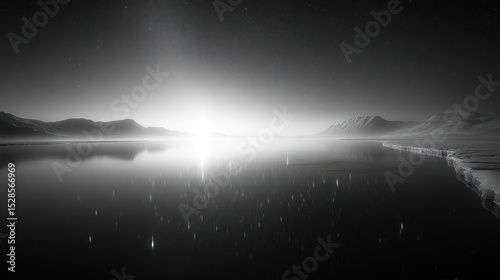 misty morning in the mountains