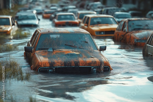 Urban Flooding and Submerged Vehicles. Environmental Impact and Disaster Recovery Insights