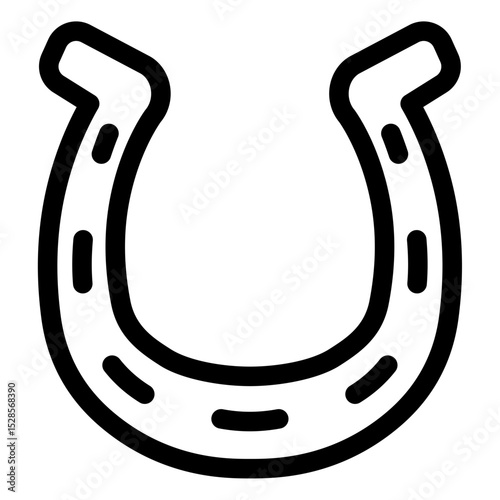 horseshoe vector illustration