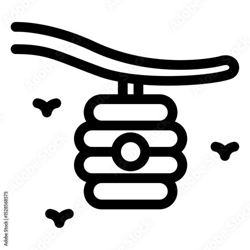 beehive vector icon
