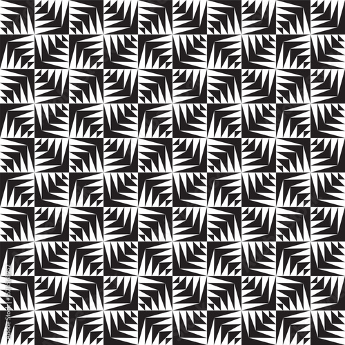 Seamless abstract geometric decorative pattern background