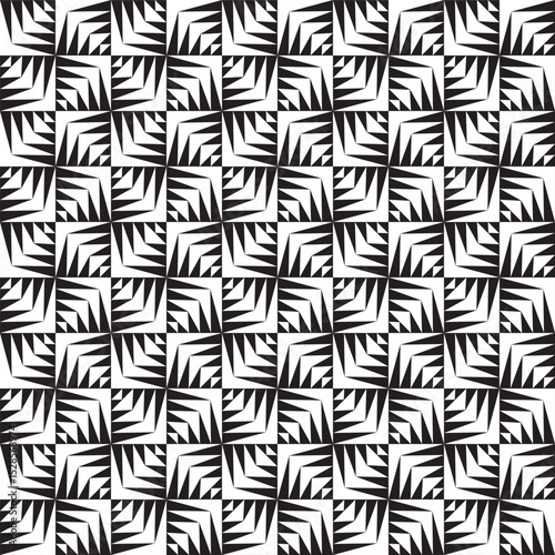 Seamless abstract geometric decorative pattern background