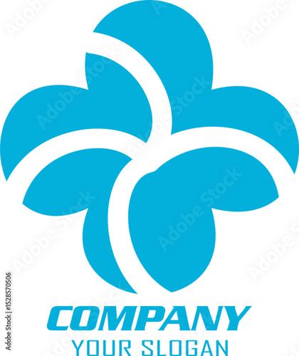 Cyber Modern Company Logo Design Illustration