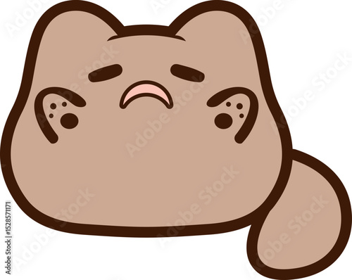 Cute Cat Emoji Icon