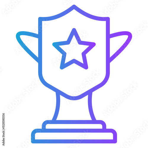 Success gradient color icon