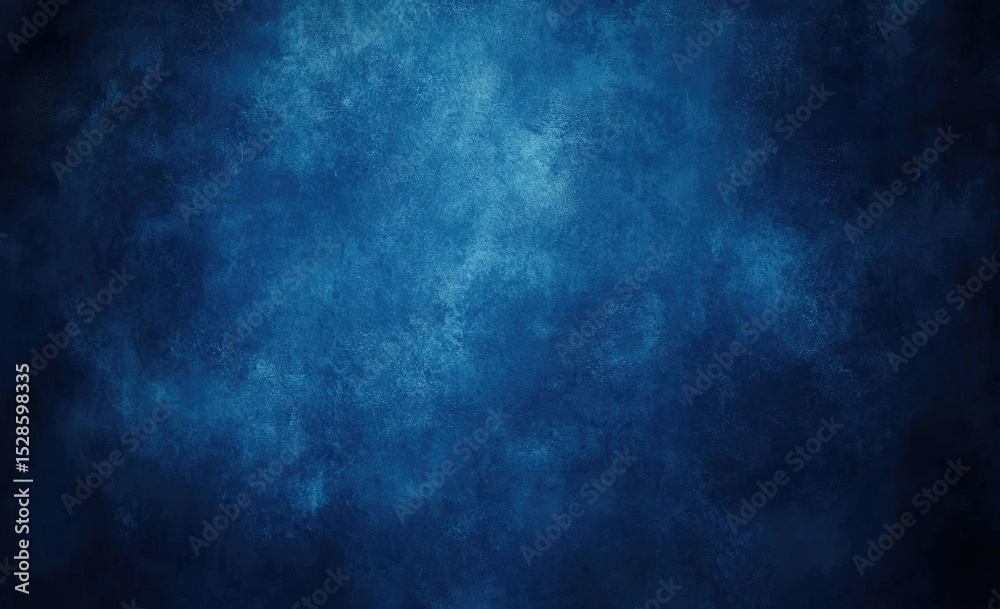 Obraz premium Deep, textured, moody blue background