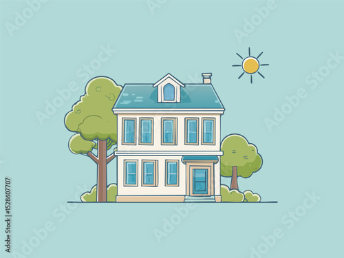 一戸建ての家
