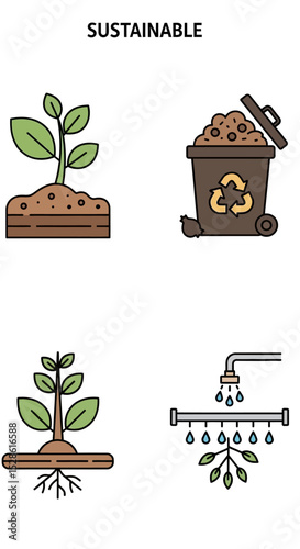 Sustainable Agriculture Practices – Organic Farming, Composting & Efficient Irrigation