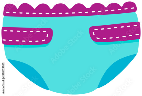 Baby Diaper Colorful