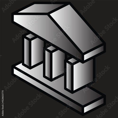Account balance icon in flat style. Wallet, dollar sign, and money symbols representing finance, banking, savings, or digital payment concepts.